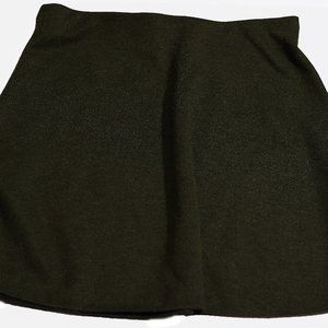 Zara Trafaluc Fall/Winter Skirt Army Green NWOT